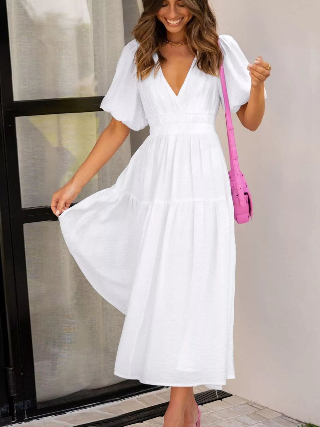 Alessia Muse - White, Light Blue, Black, Cream, Hot Pink, Black Forest, Green - Everyday Elegance - Code Elegance