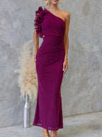 Camille Grace - Yellow, Black, Burgundy, Green, Lavender, Pink, Red, Brown, Navy, Sky Blue, Purple - Special Occasions - Code Elegance