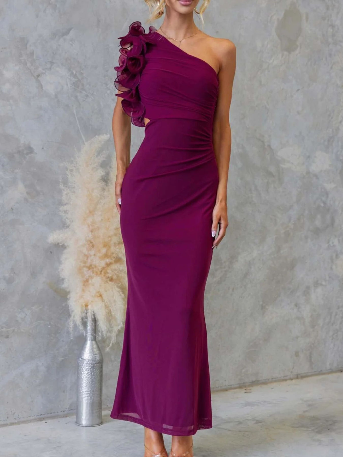 Camille Grace - Yellow, Black, Burgundy, Green, Lavender, Pink, Red, Brown, Navy, Sky Blue, Purple - Special Occasions - Code Elegance