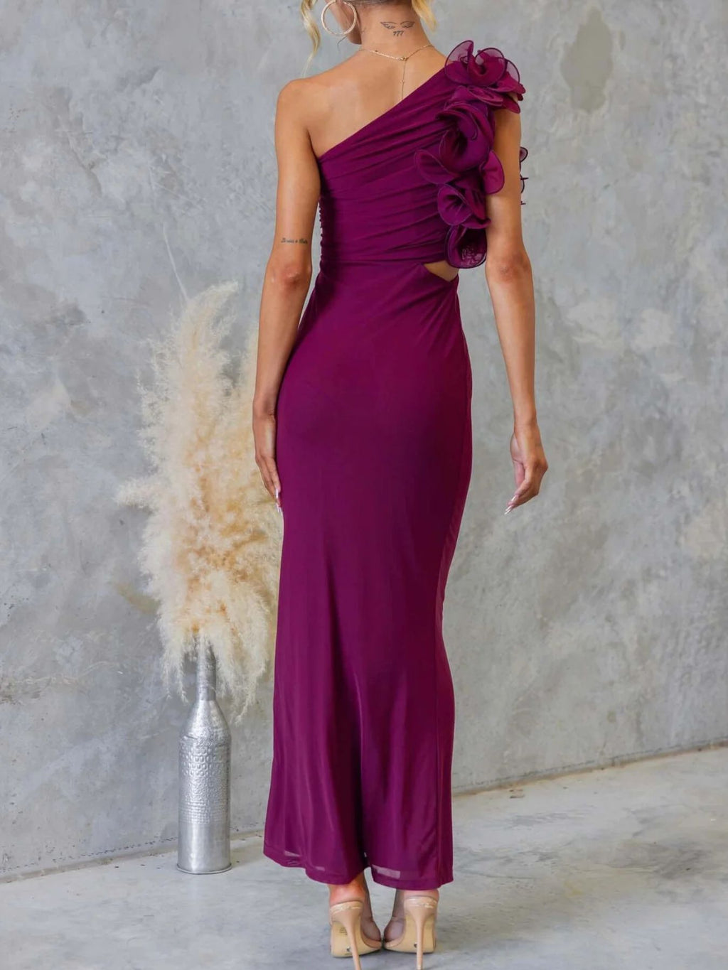 Camille Grace - Yellow, Black, Burgundy, Green, Lavender, Pink, Red, Brown, Navy, Sky Blue, Purple - Special Occasions - Code Elegance