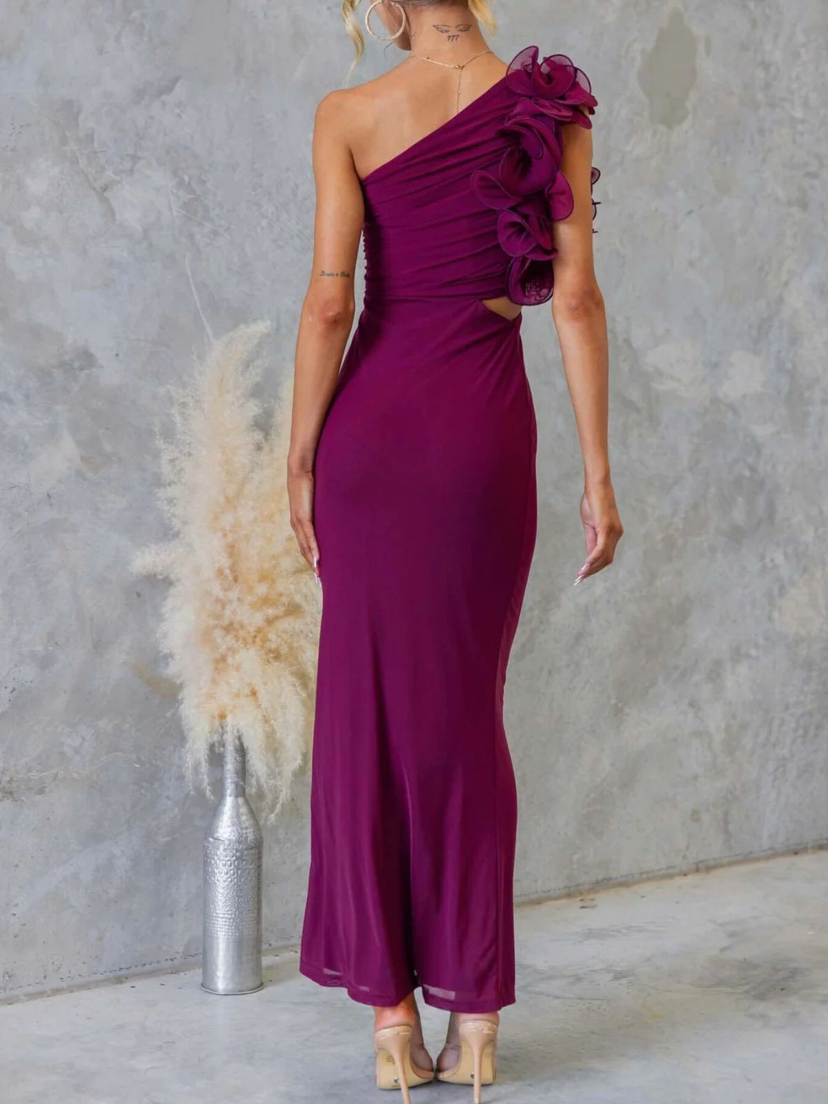 Camille Grace - Yellow, Black, Burgundy, Green, Lavender, Pink, Red, Brown, Navy, Sky Blue, Purple - Special Occasions - Code Elegance