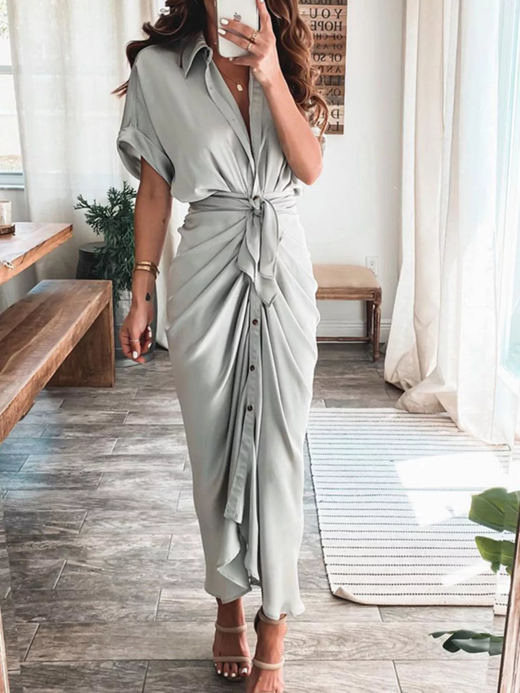 Celeste Gala - Light Gray, Camel - Special Occasions - Code Elegance