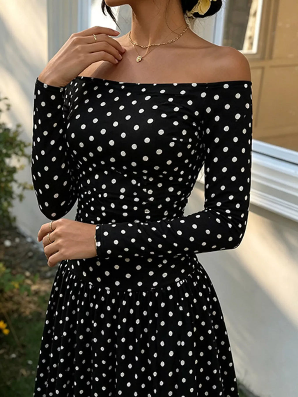 Marina Soleil - White Polka Dots, Brown, White, Black, Black Polka Dots, Brown Polka Dots, Red Polka Dots, Navy Blue Polka Dots - Vacation - Code Elegance