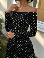 Marina Soleil - White Polka Dots, Brown, White, Black, Black Polka Dots, Brown Polka Dots, Red Polka Dots, Navy Blue Polka Dots - Vacation - Code Elegance