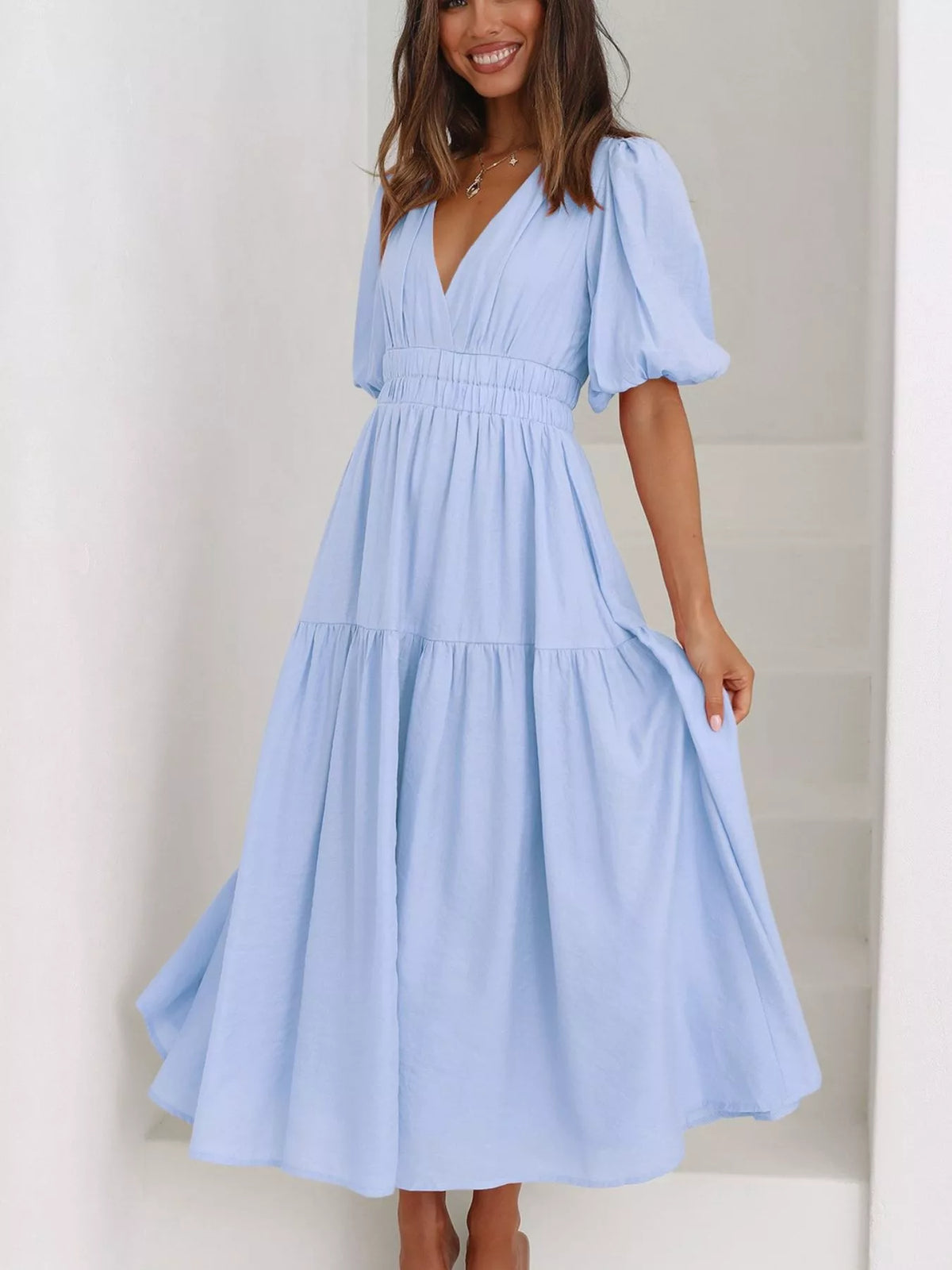Alessia Muse - White, Light Blue, Black, Cream, Hot Pink, Black Forest, Green - Everyday Elegance - Code Elegance