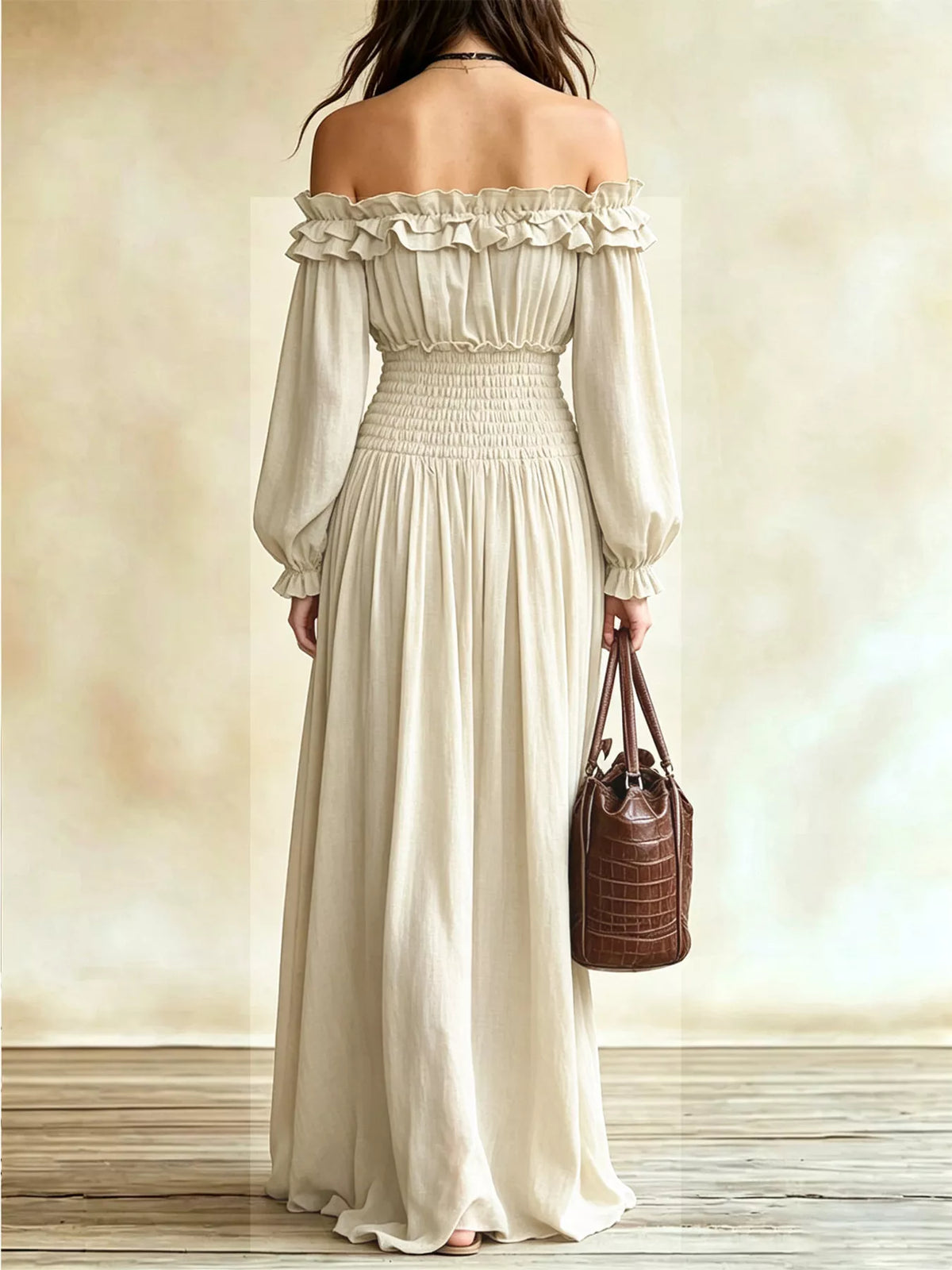 Azure Soleil - Beige, Black, Air Force Blue, Light Blue, Mustard - Vacation - Code Elegance