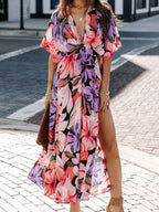 Amalfi Soleil - Orange, Blush Pink, Yellow, Blue, Red - Vacation - Code Elegance