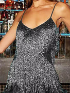 Velvet Allure - French Blue, White, Black, Champagne-colored, Blush Pink, Dark Blue, Gold - Date Night - Code Elegance