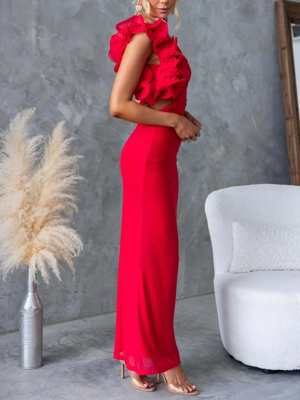 Camille Grace - Yellow, Black, Burgundy, Green, Lavender, Pink, Red, Brown, Navy, Sky Blue, Purple - Special Occasions - Code Elegance